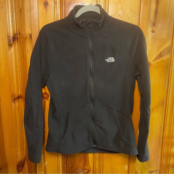 North Face Women’s Black Fleece Zip Up - size S - Picture 4 of 7